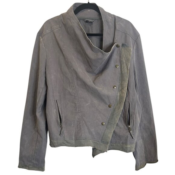 Stylish Gray Women's Jacket - Picture 1 of 13